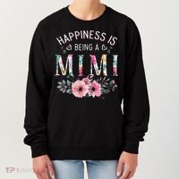 Happiness is being a Mimi Funny Mimi Mother's Day Women's Sweatshirt thumb 0