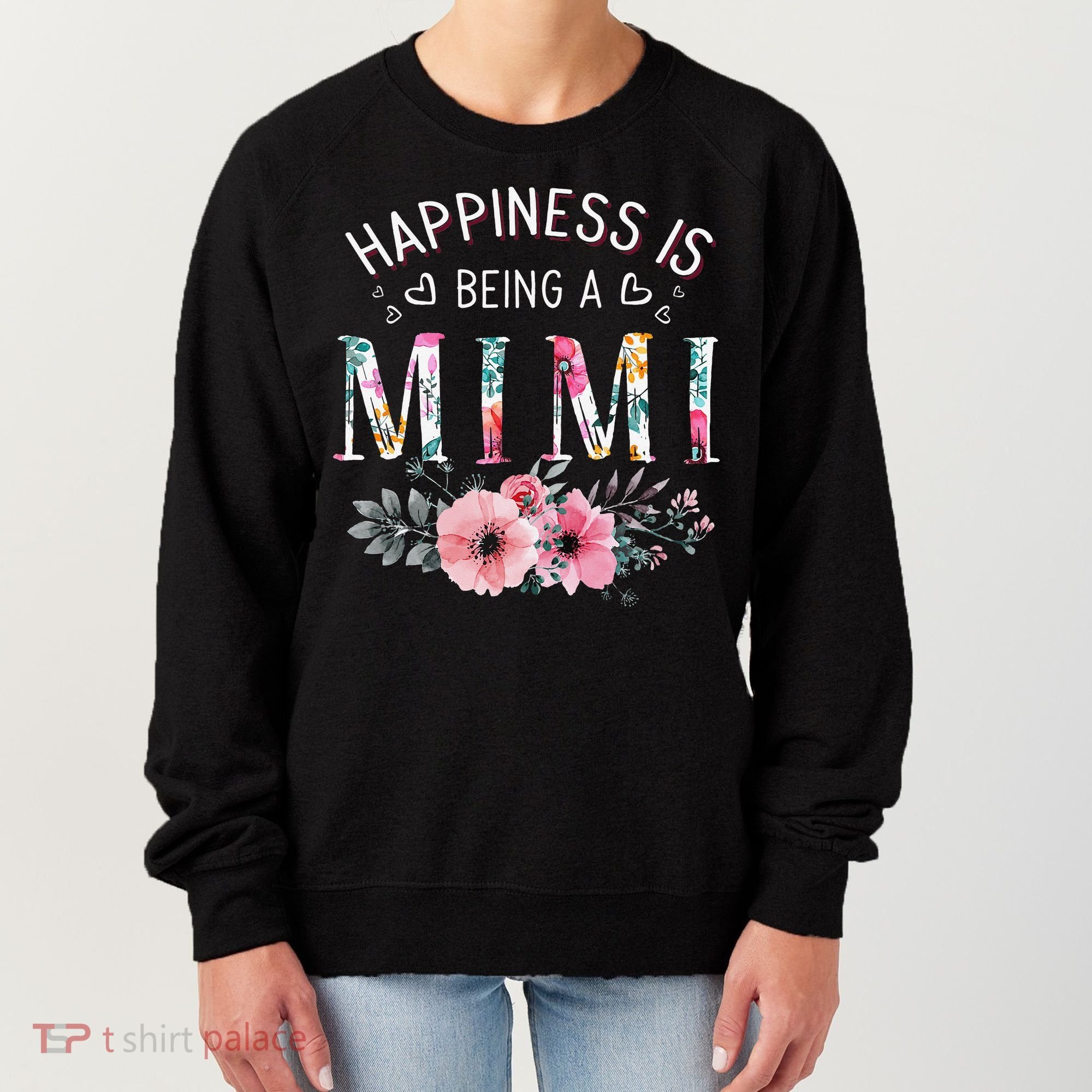 Happiness is being a Mimi Funny Mimi Mother's Day Women's Sweatshirt