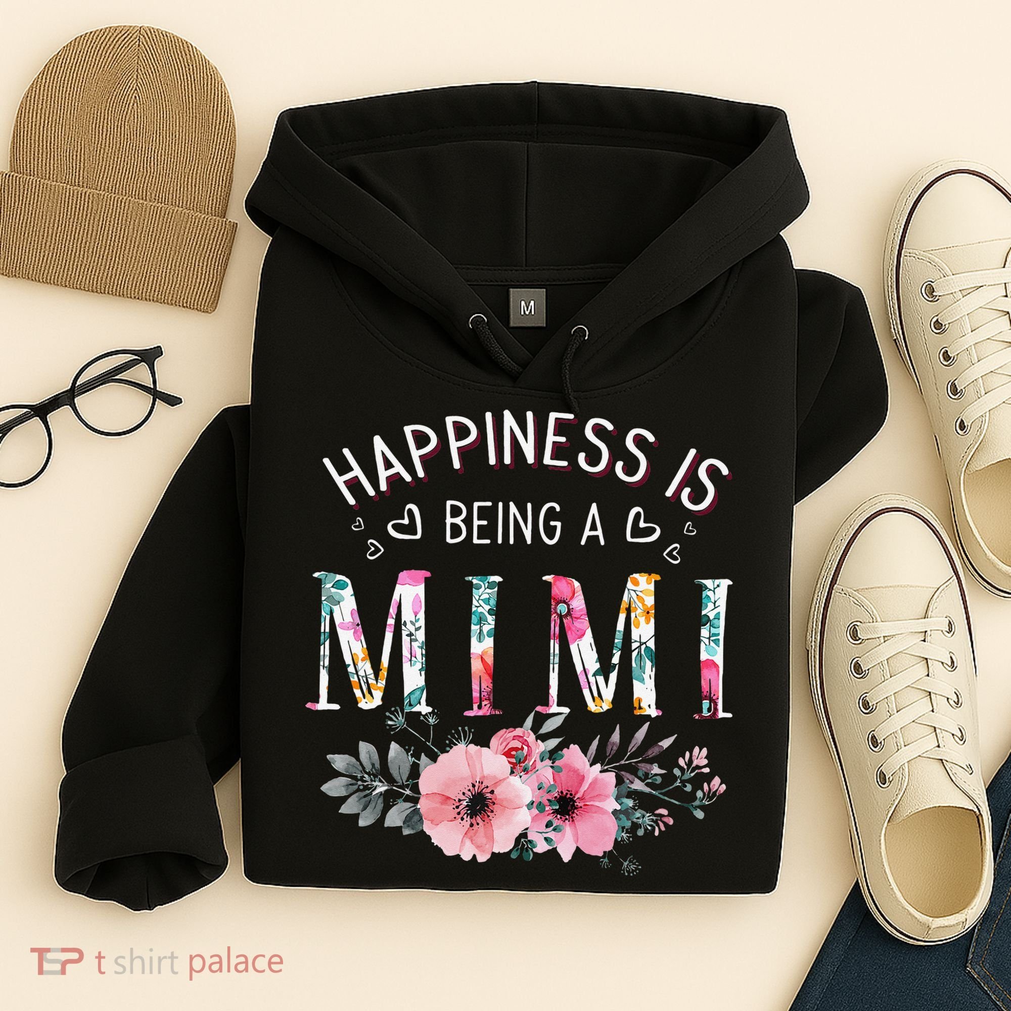 Happiness is being a Mimi Funny Mimi Mother's Day Hoodie