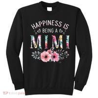 Happiness is being a Mimi Funny Mimi Mother's Day Sweatshirt thumb 0