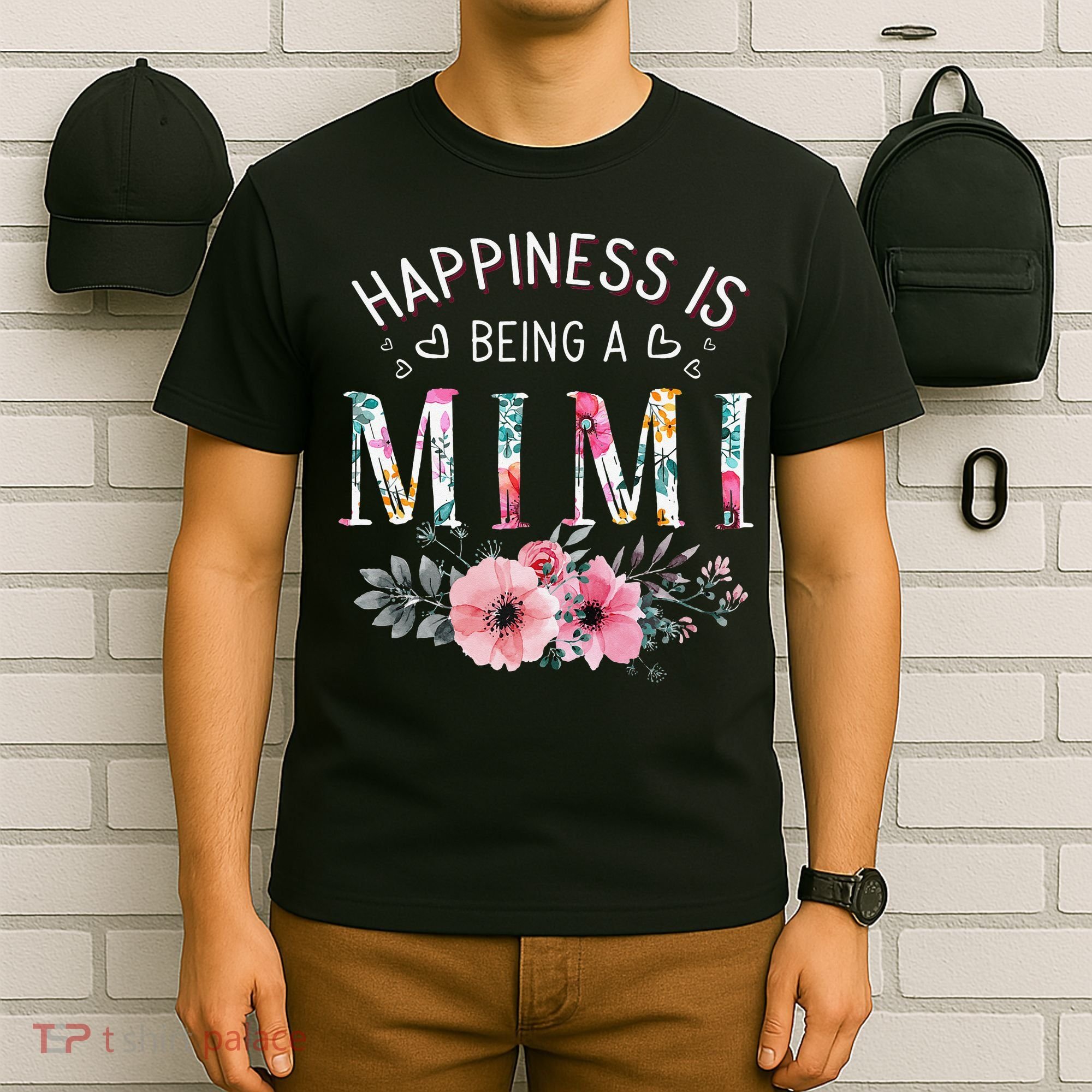 Happiness is being a Mimi Funny Mimi Mother's Day T-Shirt