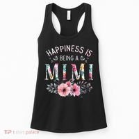 Happiness is being a Mimi Funny Mimi Mother's Day Women's Tank Top thumb 0