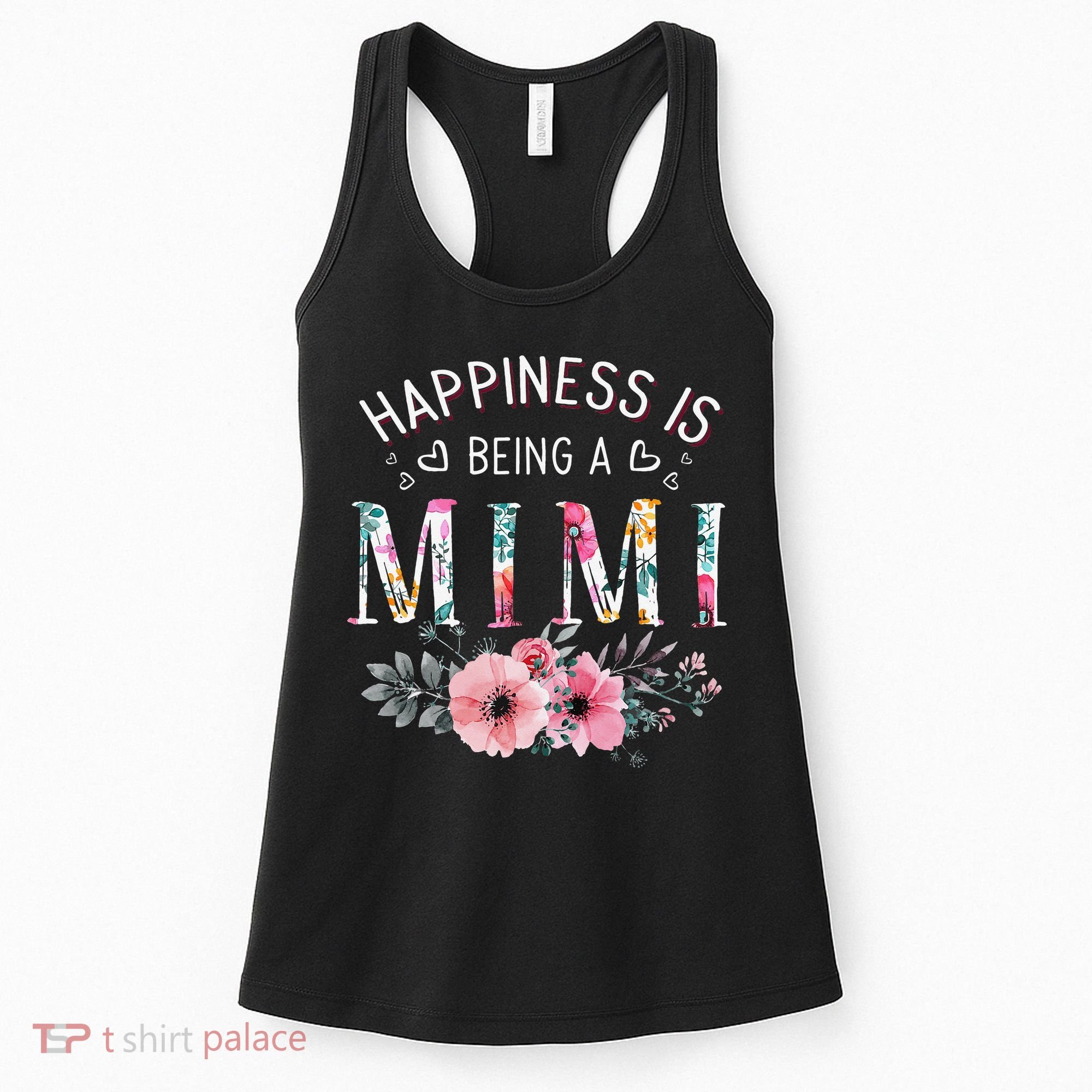 Happiness is being a Mimi Funny Mimi Mother's Day Women's Tank Top
