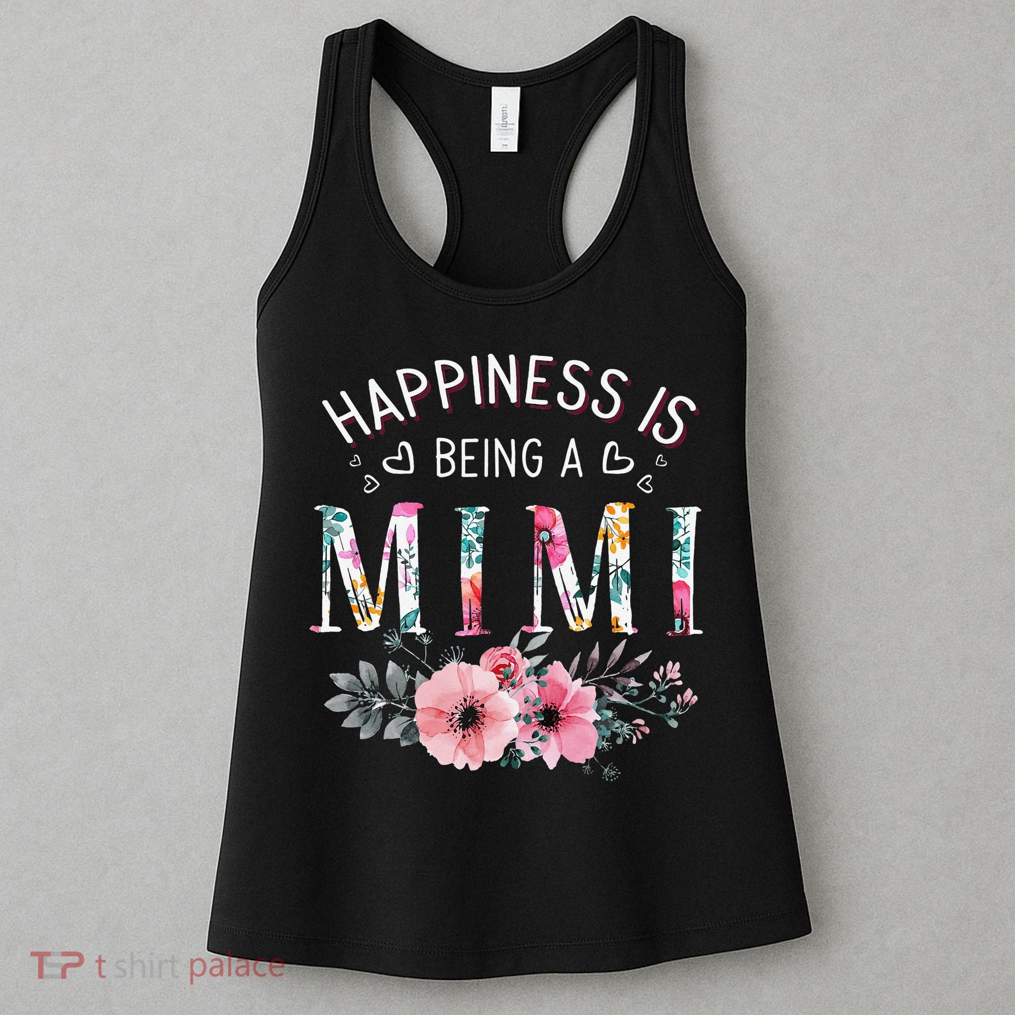 Happiness is being a Mimi Funny Mimi Mother's Day Women's Tank Top