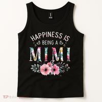 Happiness is being a Mimi Funny Mimi Mother's Day Tank Top thumb 2
