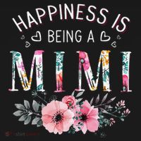 Happiness is being a Mimi Funny Mimi Mother's Day Visor thumb 3