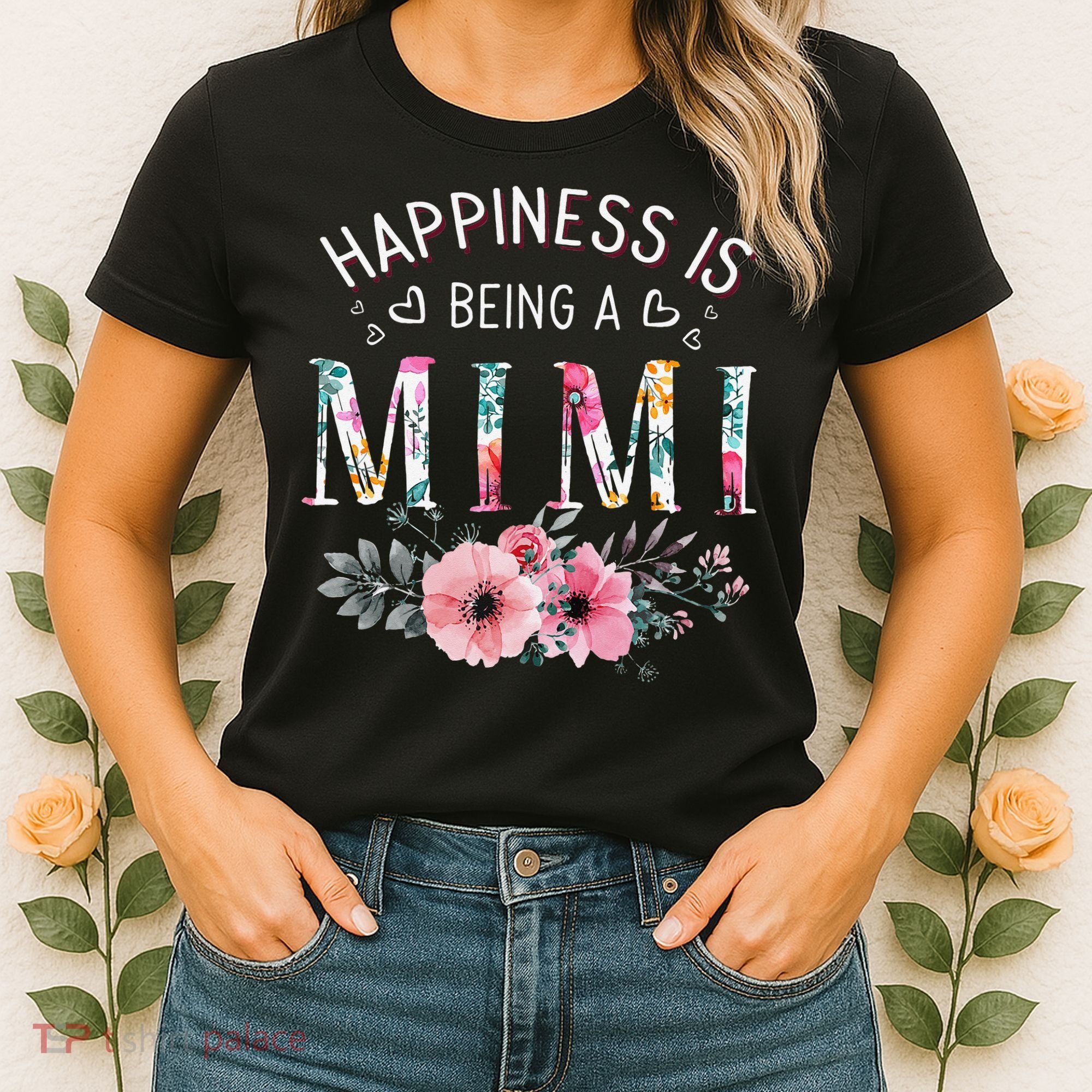 Happiness is being a Mimi Funny Mimi Mother's Day Women's T-Shirt