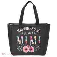 Happiness is being a Mimi Funny Mimi Mother's Day Tote Bag thumb 0