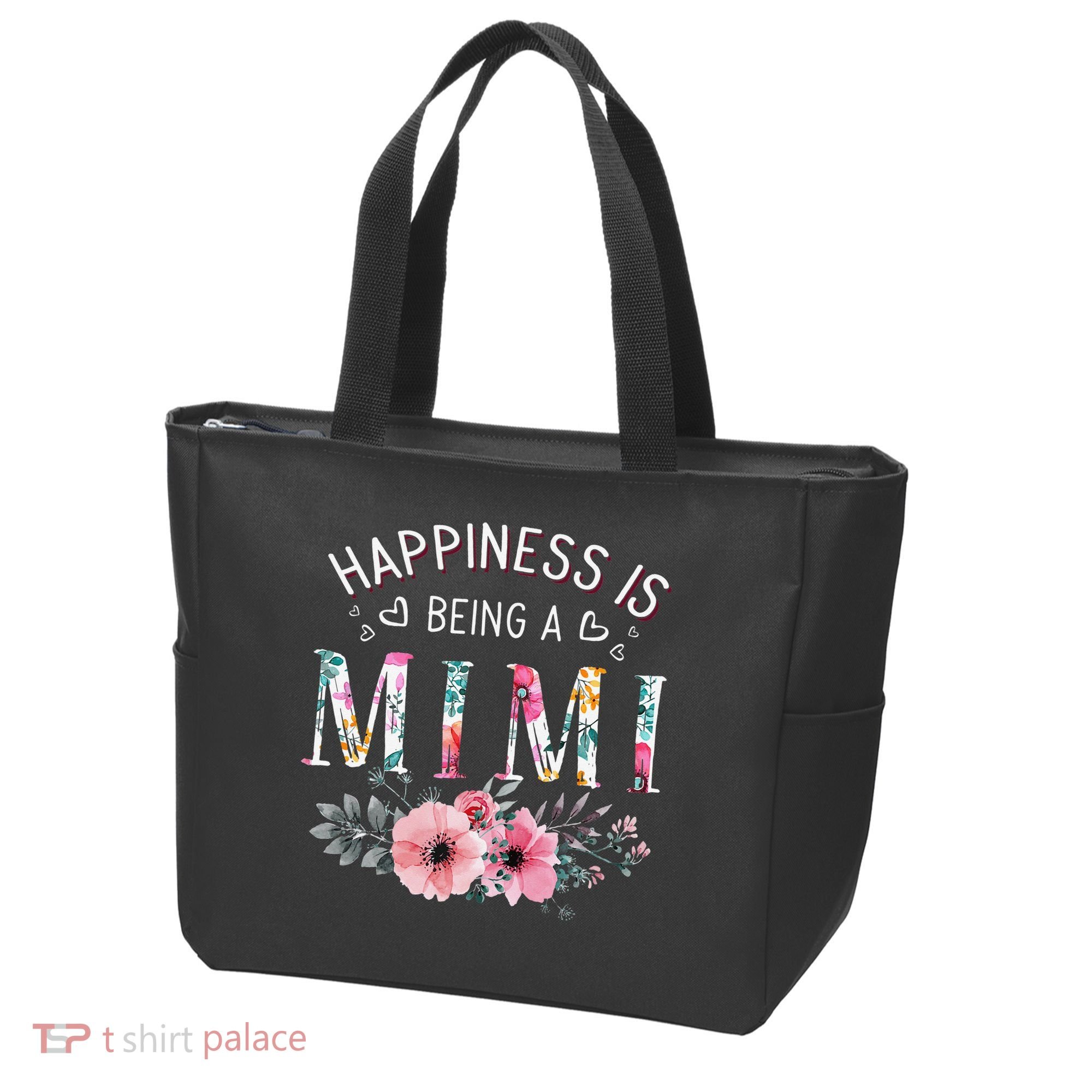 Happiness is being a Mimi Funny Mimi Mother's Day Tote Bag
