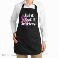 Had It Beat It Survivor Breast Cancer Apron thumb 2