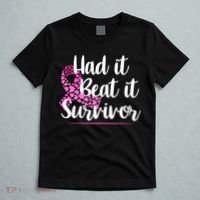 Had It Beat It Survivor Breast Cancer T-Shirt thumb 5