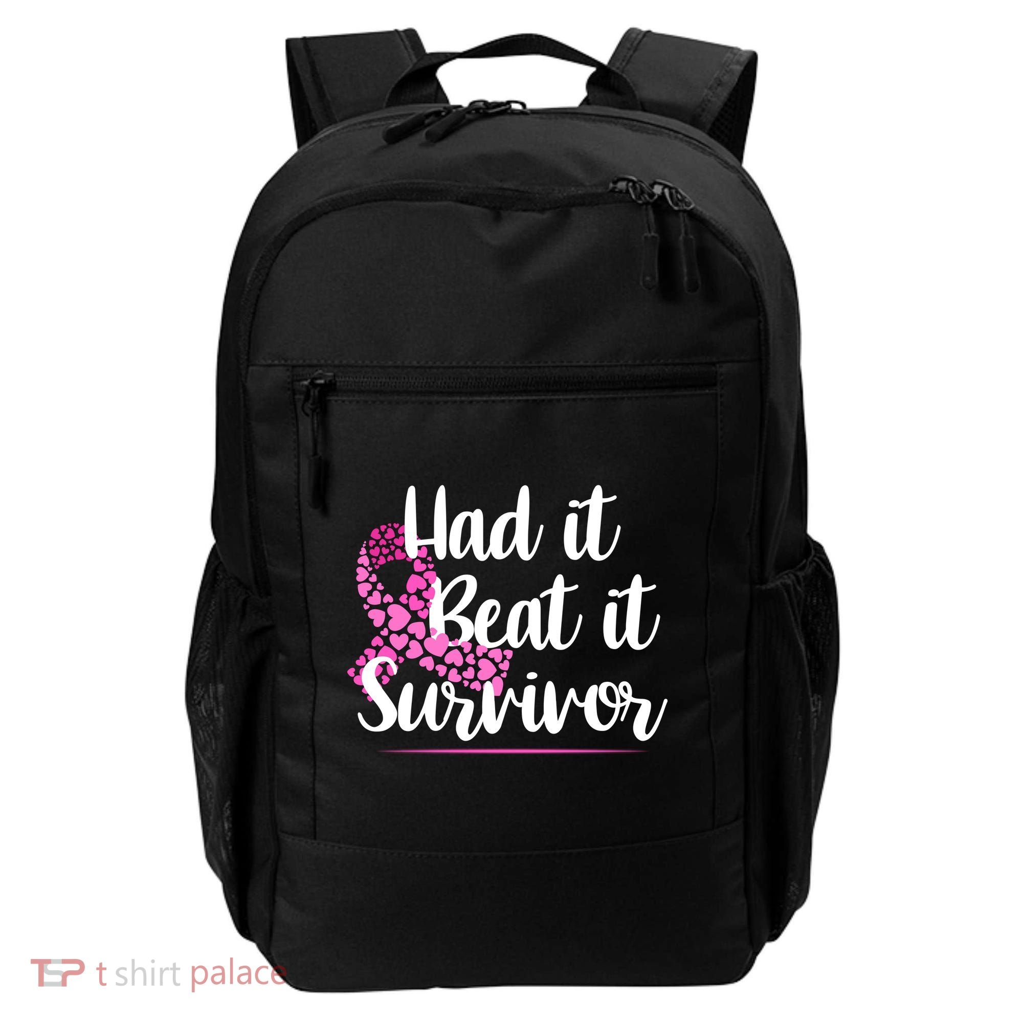 Had It Beat It Survivor Breast Cancer Backpack