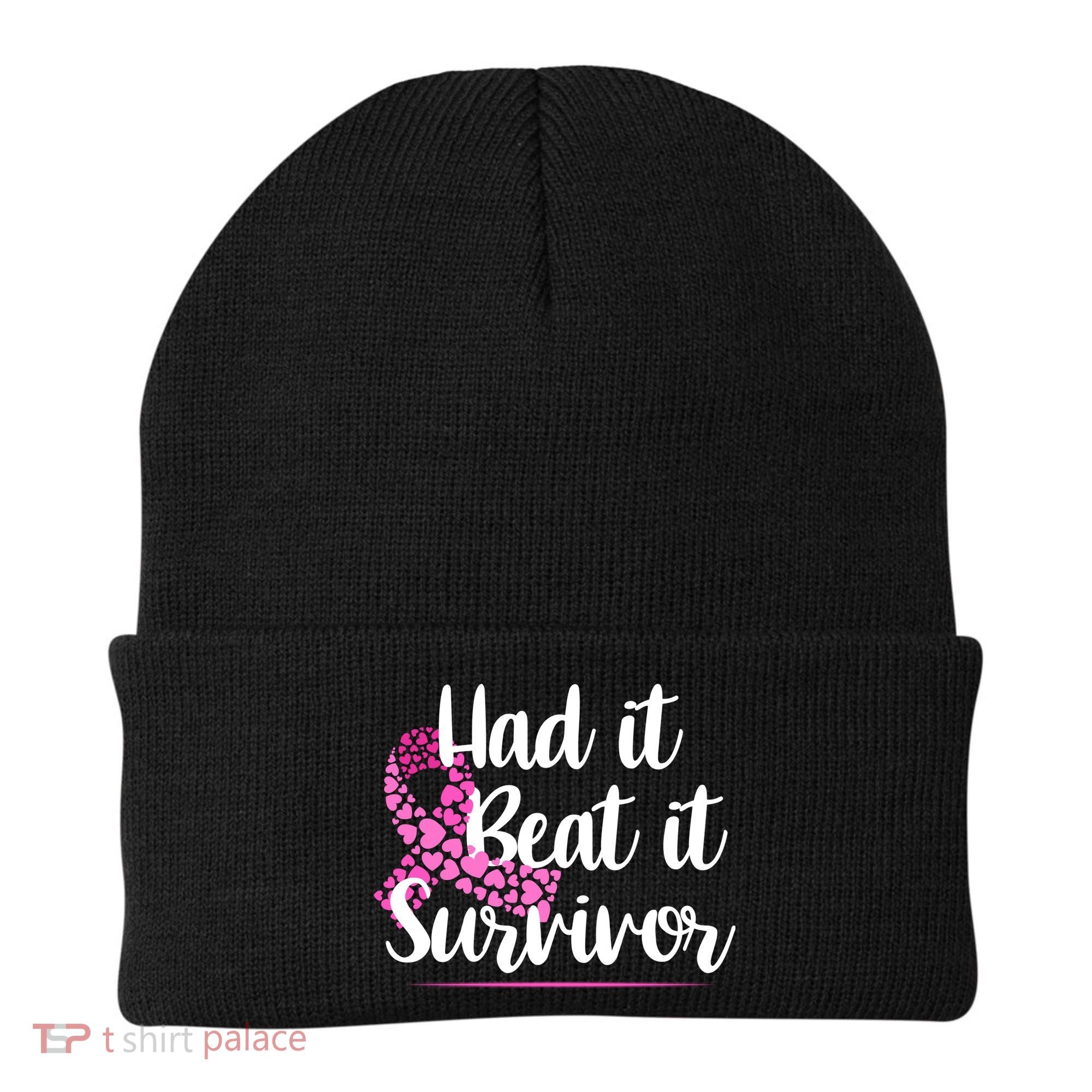 Had It Beat It Survivor Breast Cancer Beanie