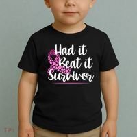 Had It Beat It Survivor Breast Cancer Toddler T-Shirt thumb 2