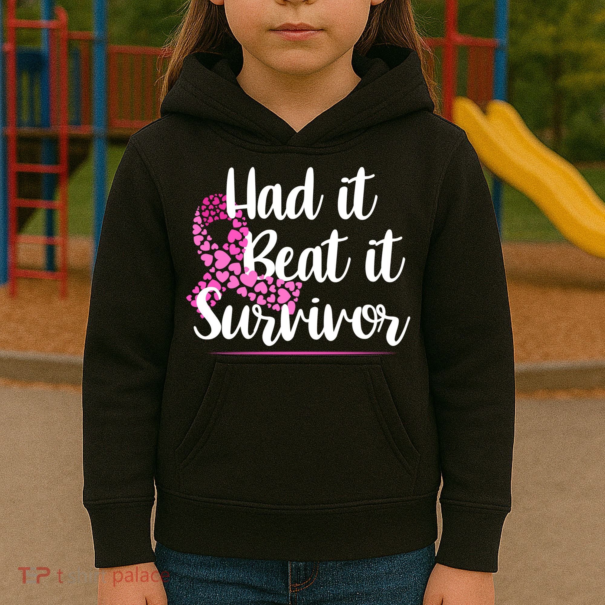 Had It Beat It Survivor Breast Cancer Kids Hoodie