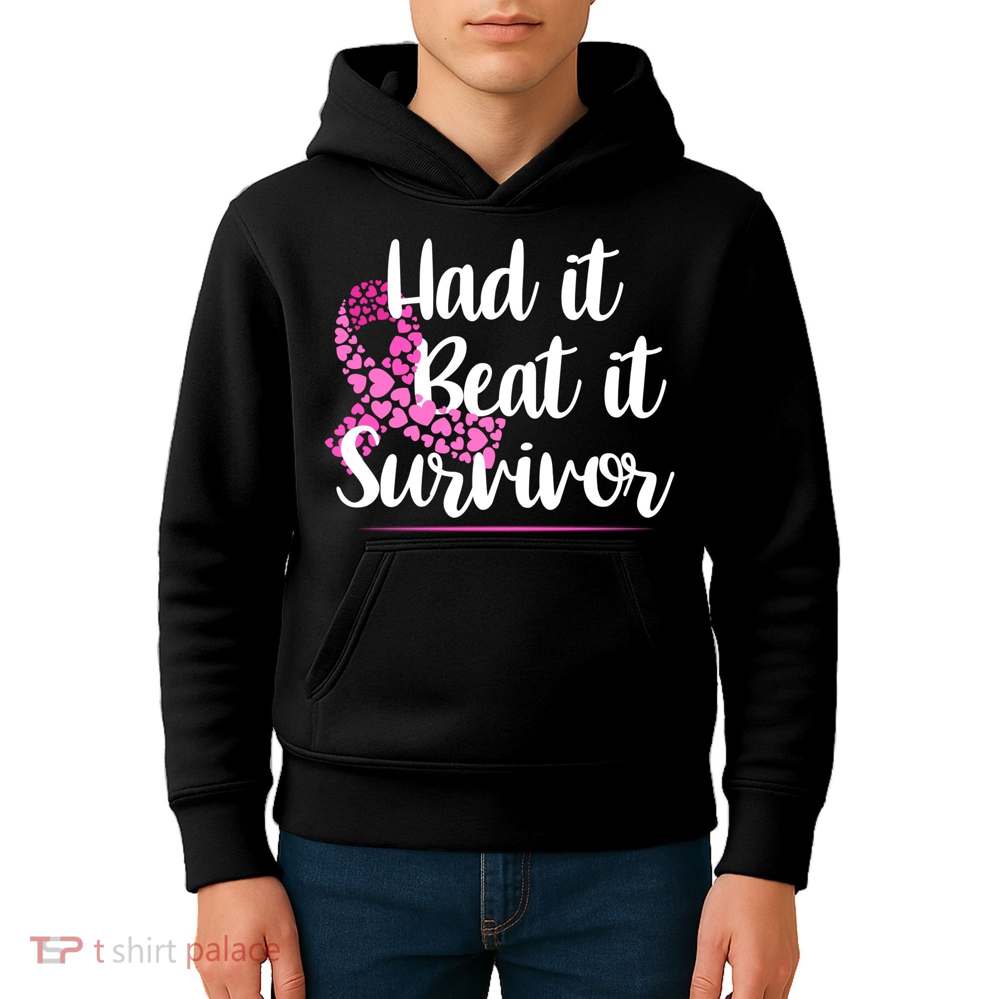 Had It Beat It Survivor Breast Cancer Kids Hoodie