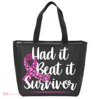 Had It Beat It Survivor Breast Cancer Tote Bag thumb 0