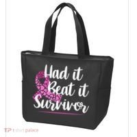 Had It Beat It Survivor Breast Cancer Tote Bag thumb 3