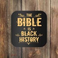 Hebrew Israelite Clothing Bible Black History Gift Premium Coaster thumb 0