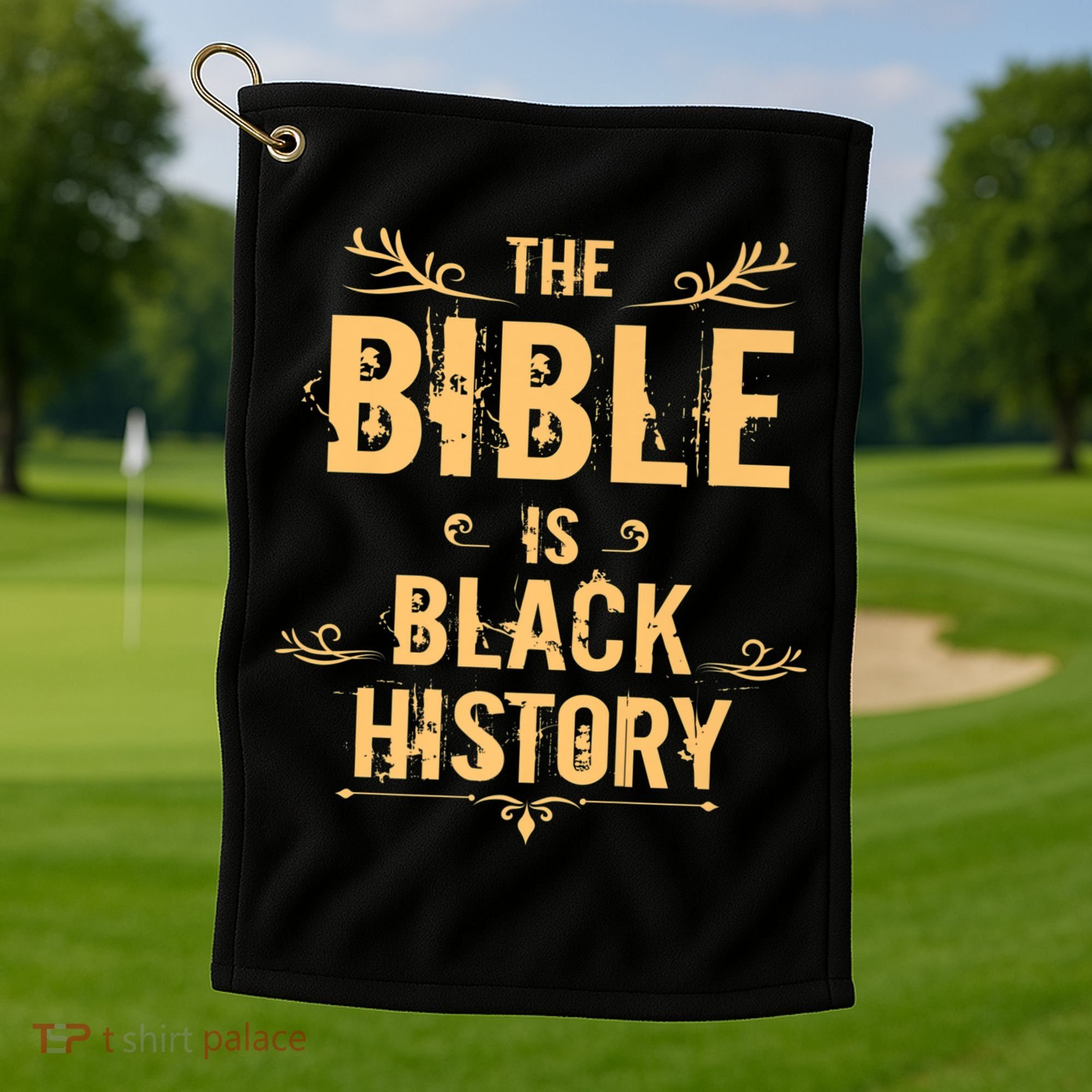 Hebrew Israelite Clothing Bible Black History Gift Premium Golf Towel