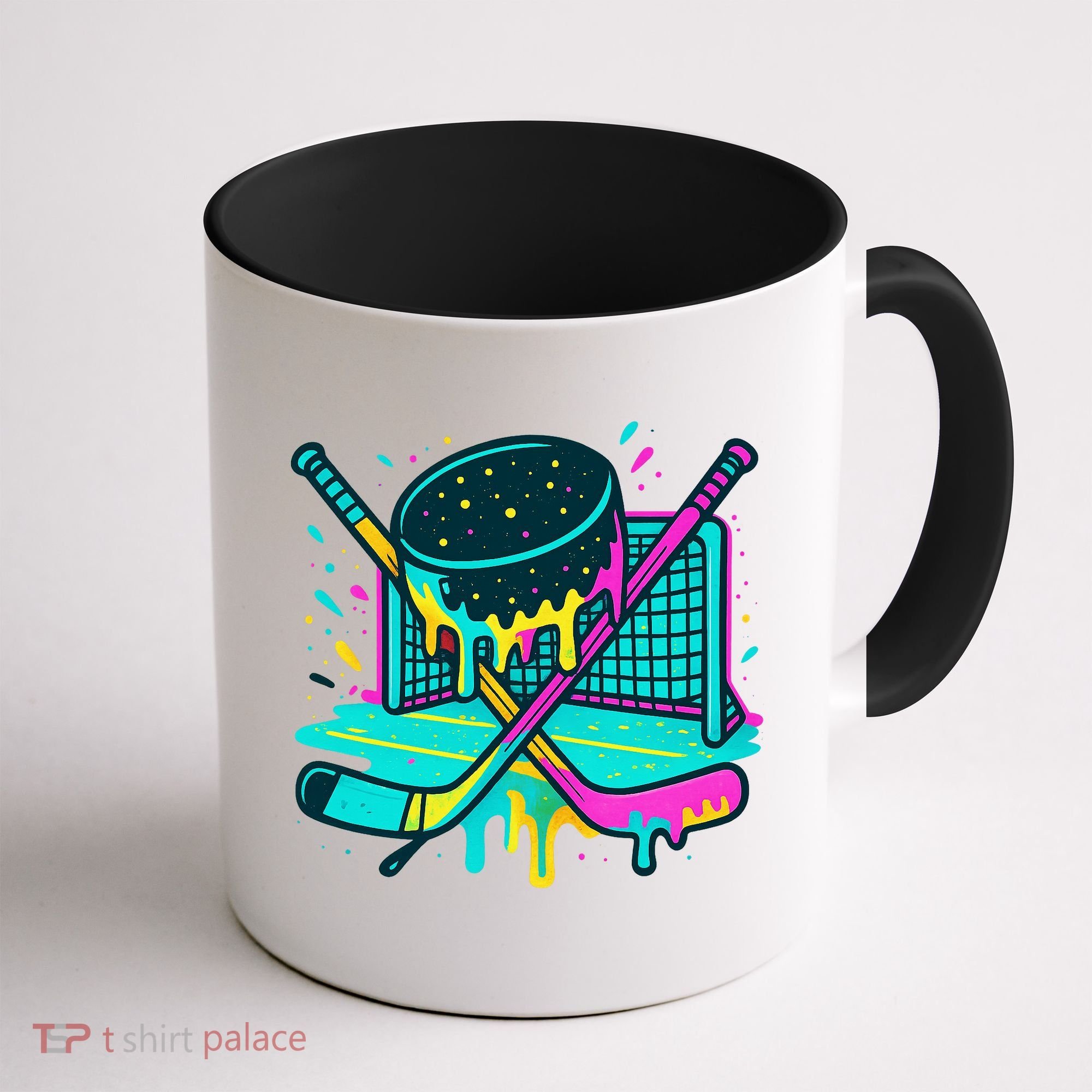 Hockey Ice Cream Drip Coffee Mug