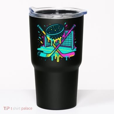 Hockey Ice Cream Drip Tumbler