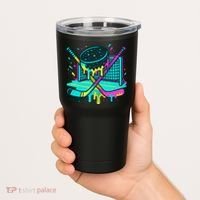 Hockey Ice Cream Drip Tumbler thumb 2