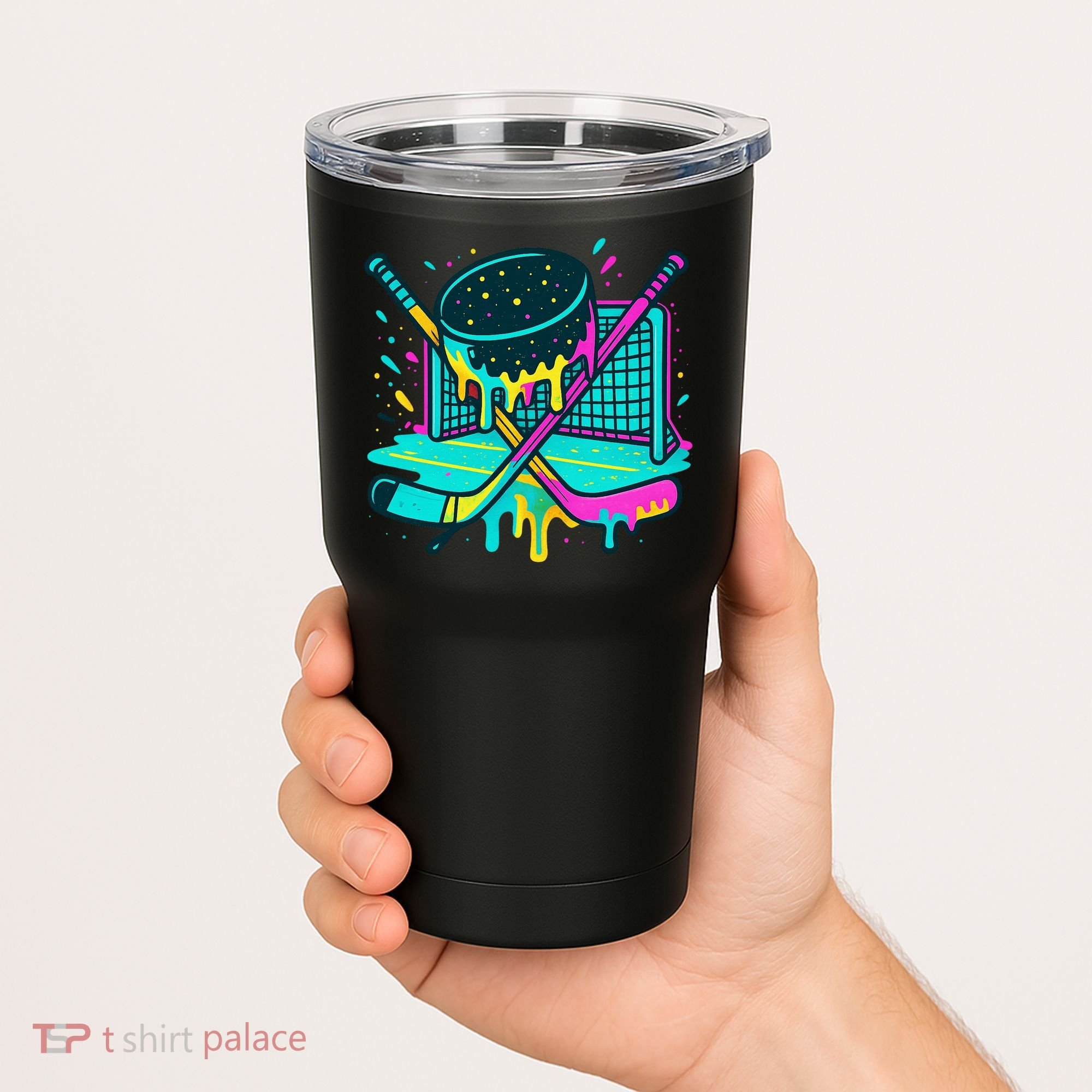 Hockey Ice Cream Drip Tumbler
