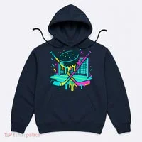 Hockey Ice Cream Drip Hoodie thumb 0