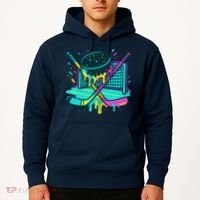 Hockey Ice Cream Drip Hoodie thumb 2