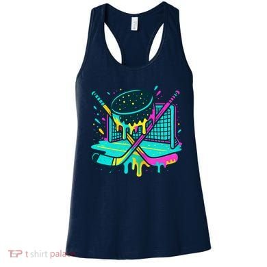 Hockey Ice Cream Drip Women's Tank Top