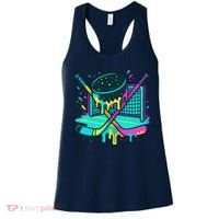 Hockey Ice Cream Drip Women's Tank Top thumb 0