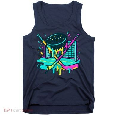 Hockey Ice Cream Drip Tank Top
