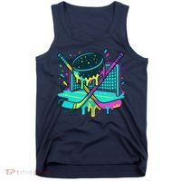 Hockey Ice Cream Drip Tank Top thumb 0