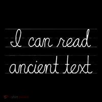 Handwriting I Can Read Ancient Text Funny Cursive Writing Gift Coffee Mug thumb 5