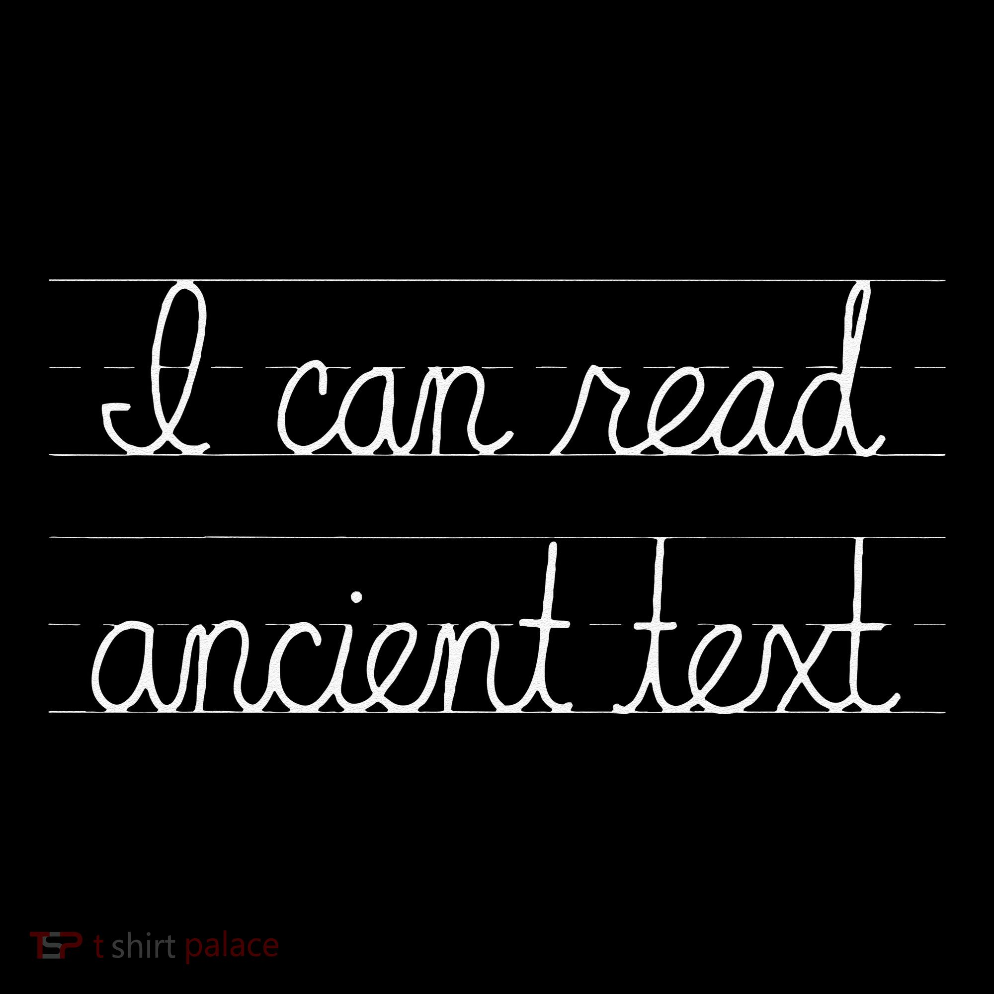 Handwriting I Can Read Ancient Text Funny Cursive Writing Gift Coaster