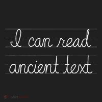Handwriting I Can Read Ancient Text Funny Cursive Writing Gift Tumbler thumb 3