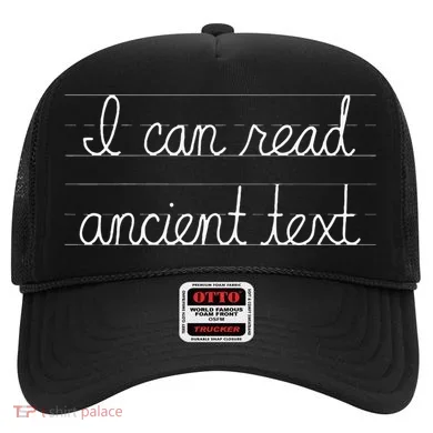 Handwriting I Can Read Ancient Text Funny Cursive Writing Gift Hat