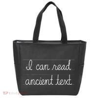 Handwriting I Can Read Ancient Text Funny Cursive Writing Gift Tote Bag thumb 0