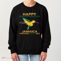 Happy Independence Day Jamaica Freedom Since 1962 Women's Sweatshirt thumb 0
