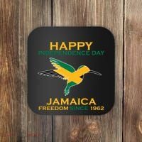 Happy Independence Day Jamaica Freedom Since 1962 Coaster thumb 0