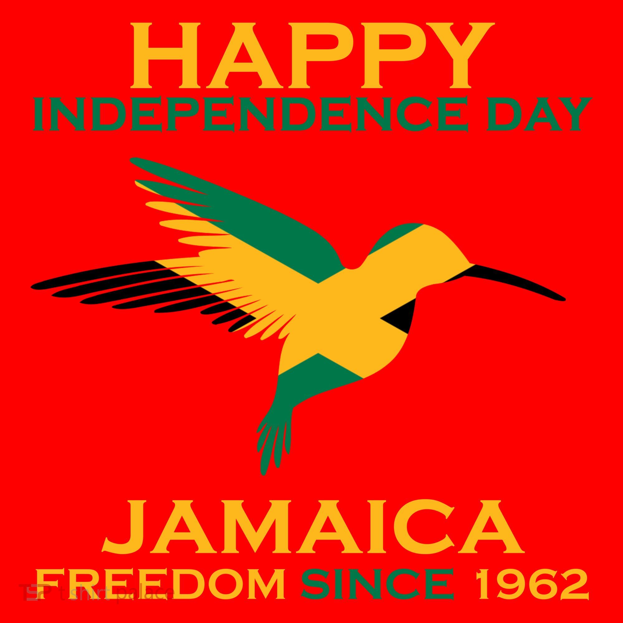 Happy Independence Day Jamaica Freedom Since 1962 Santa Hat