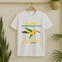 Happy Independence Day Jamaica Freedom Since 1962 T-Shirt thumb 2