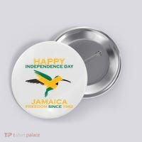 Happy Independence Day Jamaica Freedom Since 1962 Button thumb 0