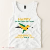 Happy Independence Day Jamaica Freedom Since 1962 Tank Top thumb 2