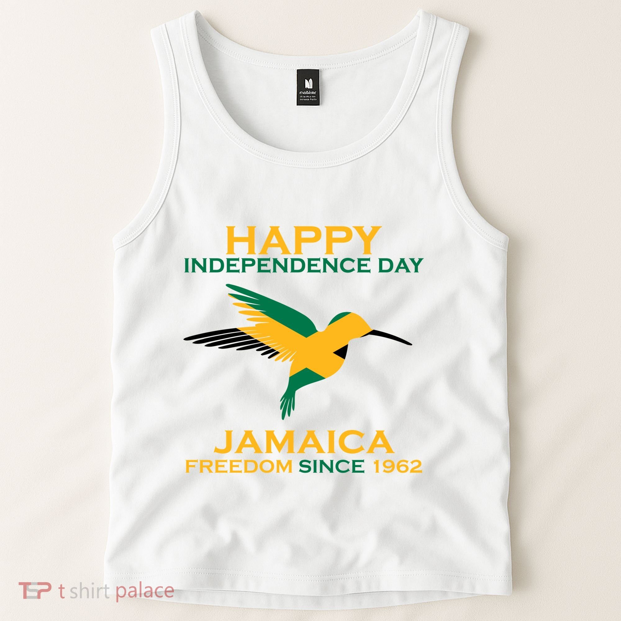 Happy Independence Day Jamaica Freedom Since 1962 Tank Top