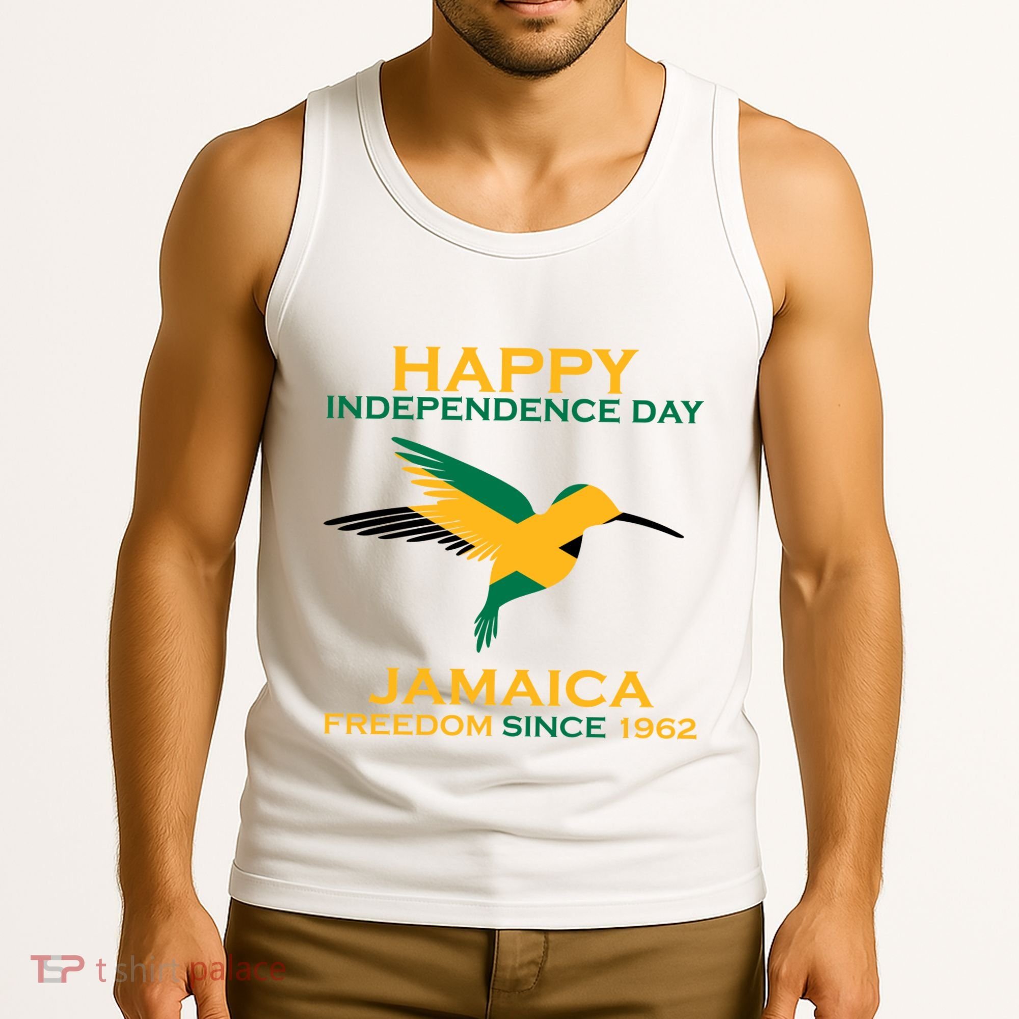 Happy Independence Day Jamaica Freedom Since 1962 Tank Top