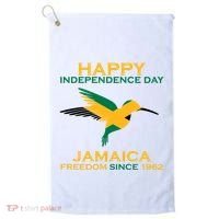 Happy Independence Day Jamaica Freedom Since 1962 Golf Towel thumb 0