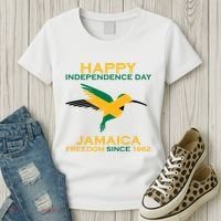 Happy Independence Day Jamaica Freedom Since 1962 Women's T-Shirt thumb 3