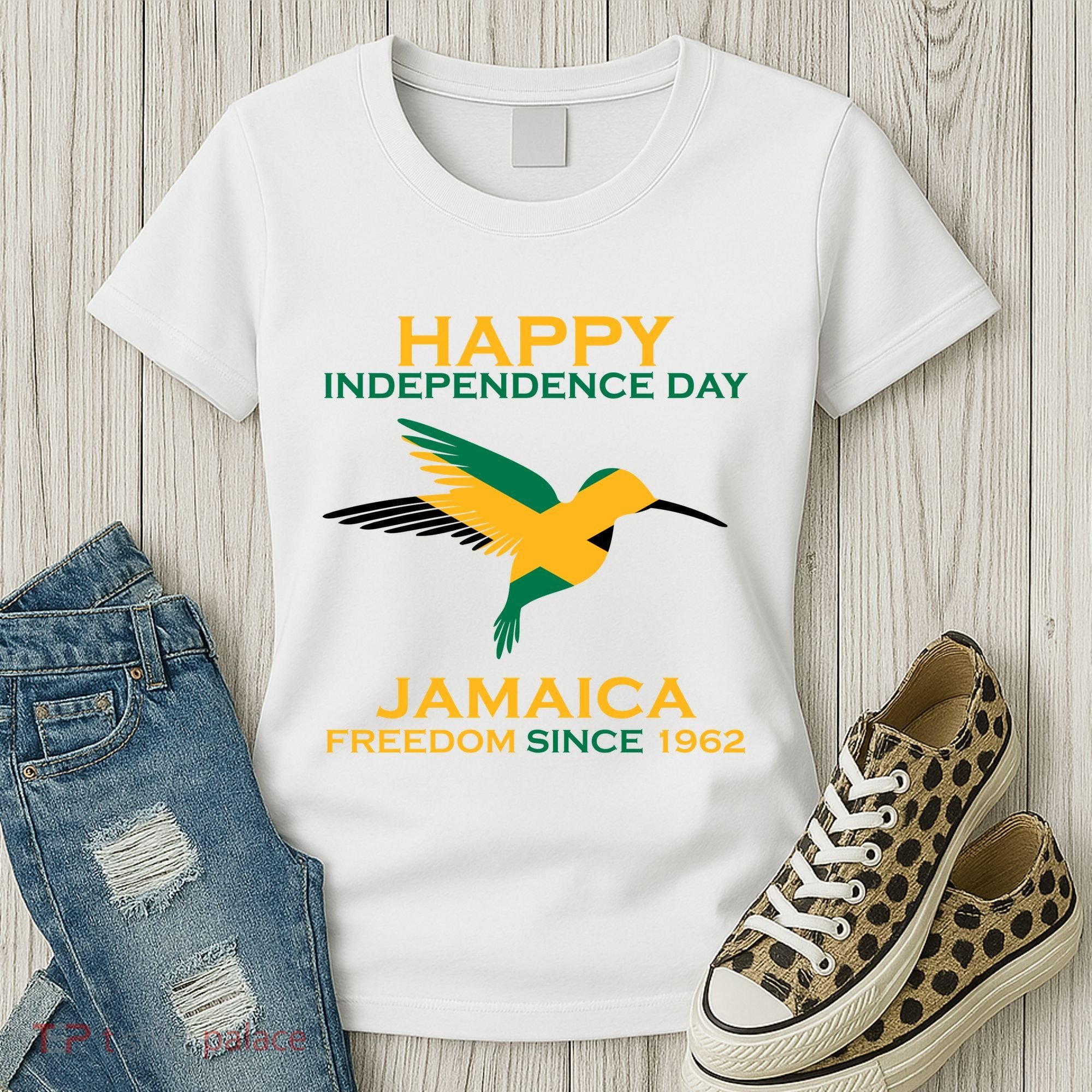 Happy Independence Day Jamaica Freedom Since 1962 Women's T-Shirt
